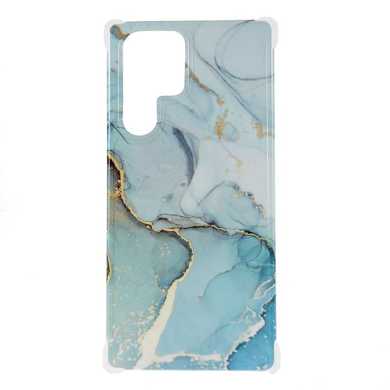 Etui do Samsung Galaxy S22 Ultra 5G Marble Ocean