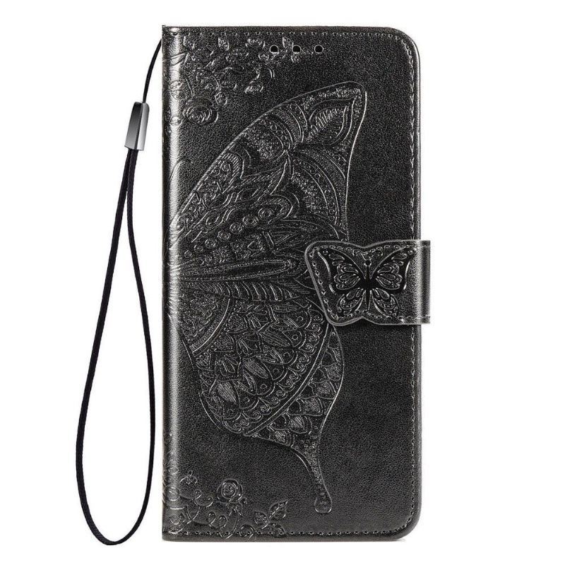 Etui Folio do Samsung Galaxy S22 Ultra 5G Classic Motyl Ulga