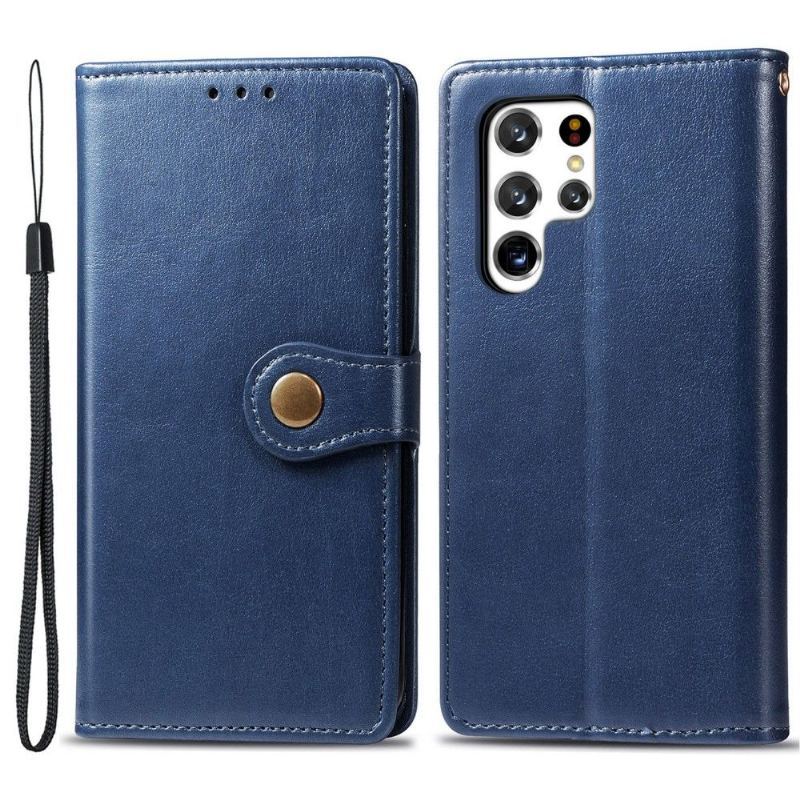 Etui Folio do Samsung Galaxy S22 Ultra 5G Indila Etui Na Karty Ze Sztucznej Skóry