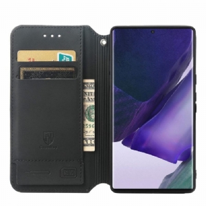 Etui Folio do Samsung Galaxy S22 Ultra 5G Obrzeża Arabeska Wzór