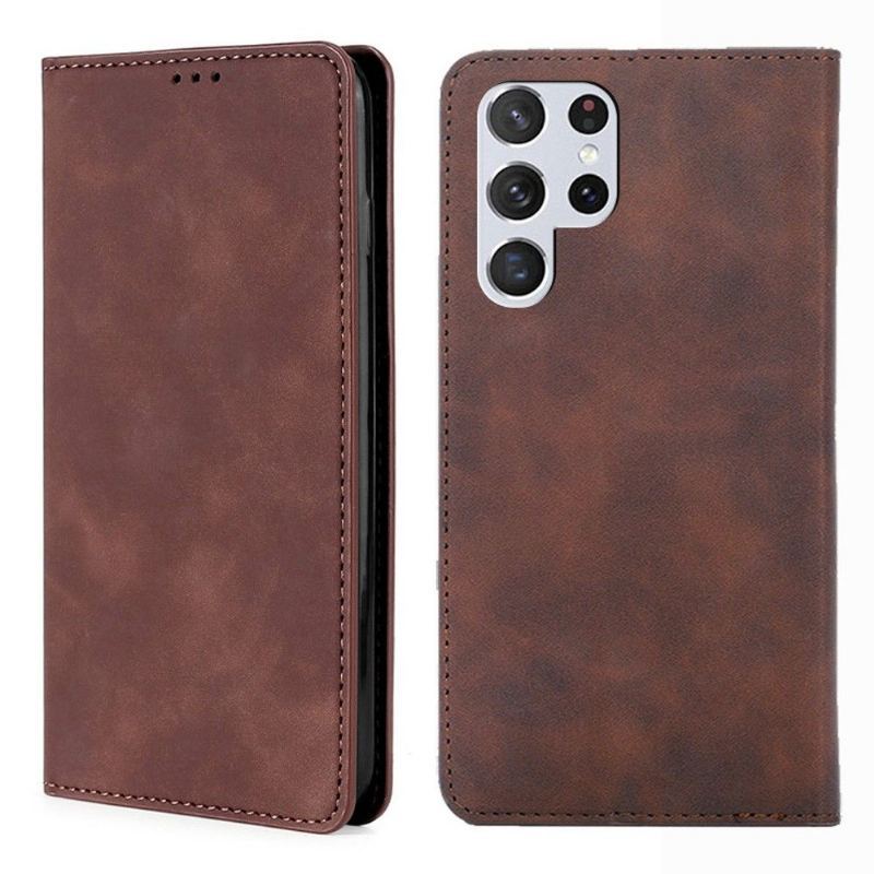 Etui Folio do Samsung Galaxy S22 Ultra 5G Obrzeża Lea Premium