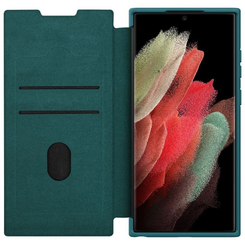 Etui Folio do Samsung Galaxy S22 Ultra 5G Qin Pro Series Flip