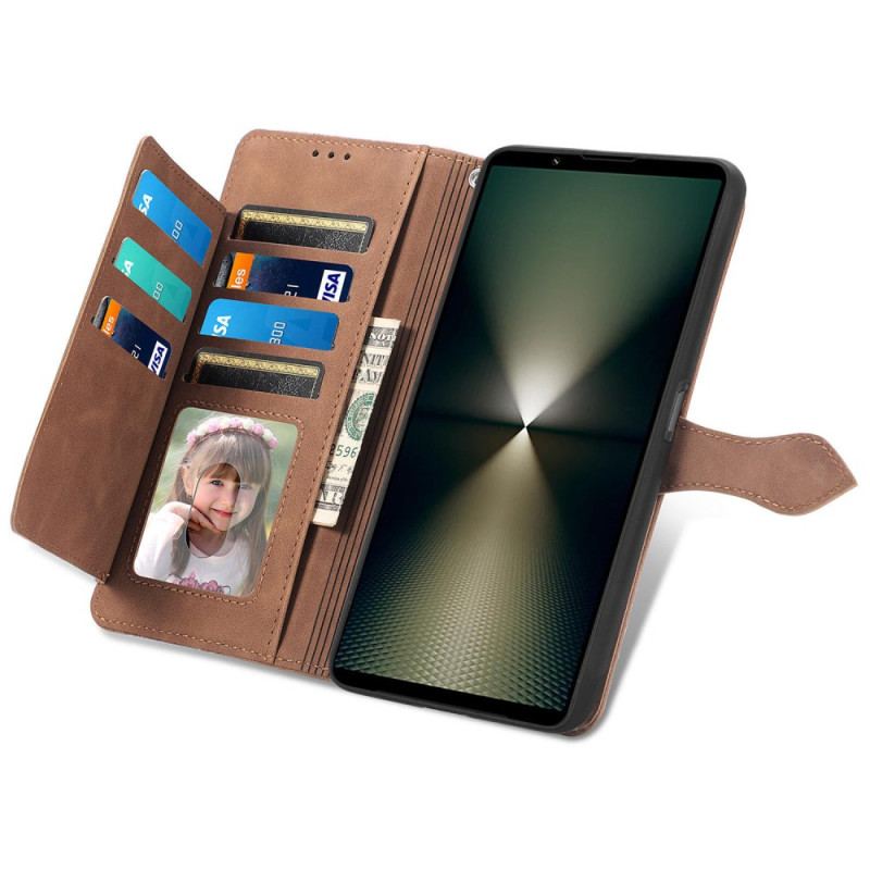 Etui Folio Do Sony Xperia 1 Vi Koronkowa Torebka Z Przodu