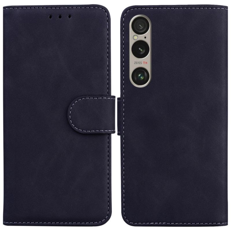 Etui Folio Do Sony Xperia 1 Vi Styl Klasyczny