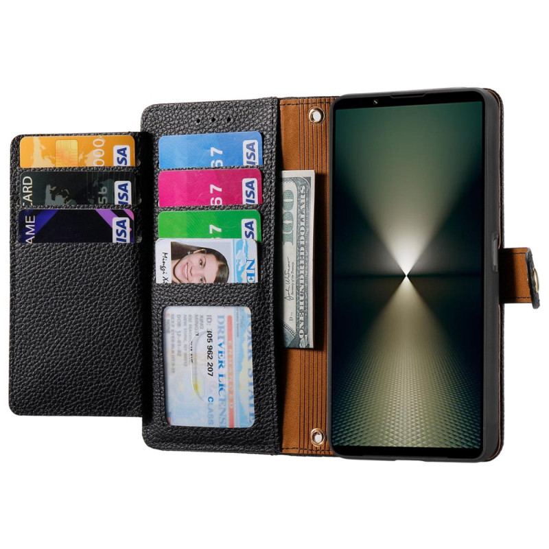 Etui Folio Sony Xperia 1 Vi Blokowanie Rfid I Portfel