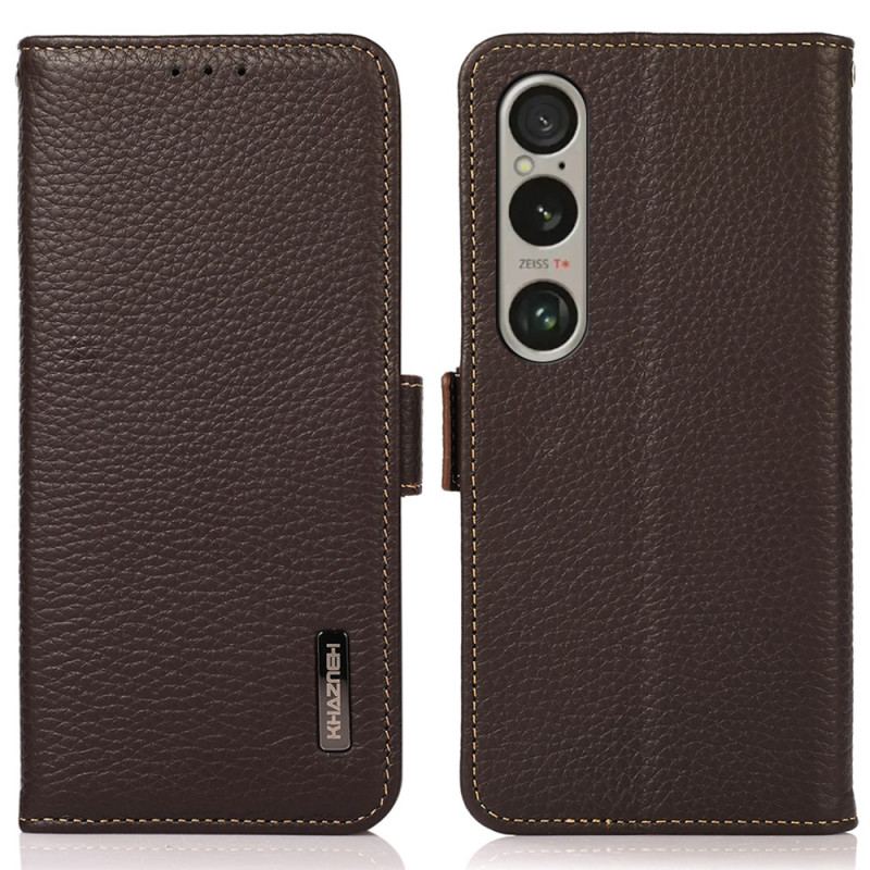 Etui Folio Sony Xperia 1 Vi Klasyczny Khazneh Etui Ochronne