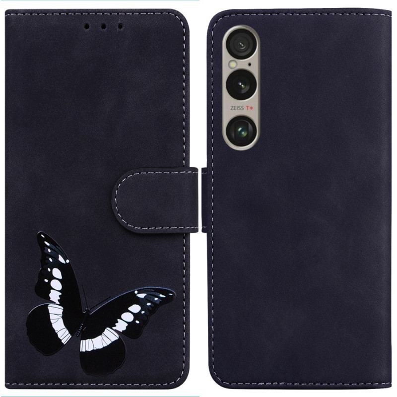 Etui Folio Sony Xperia 1 Vi Nadruk Motyla