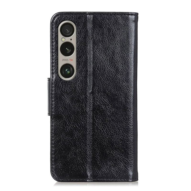 Etui Folio Sony Xperia 1 Vi Tekstura Nappa