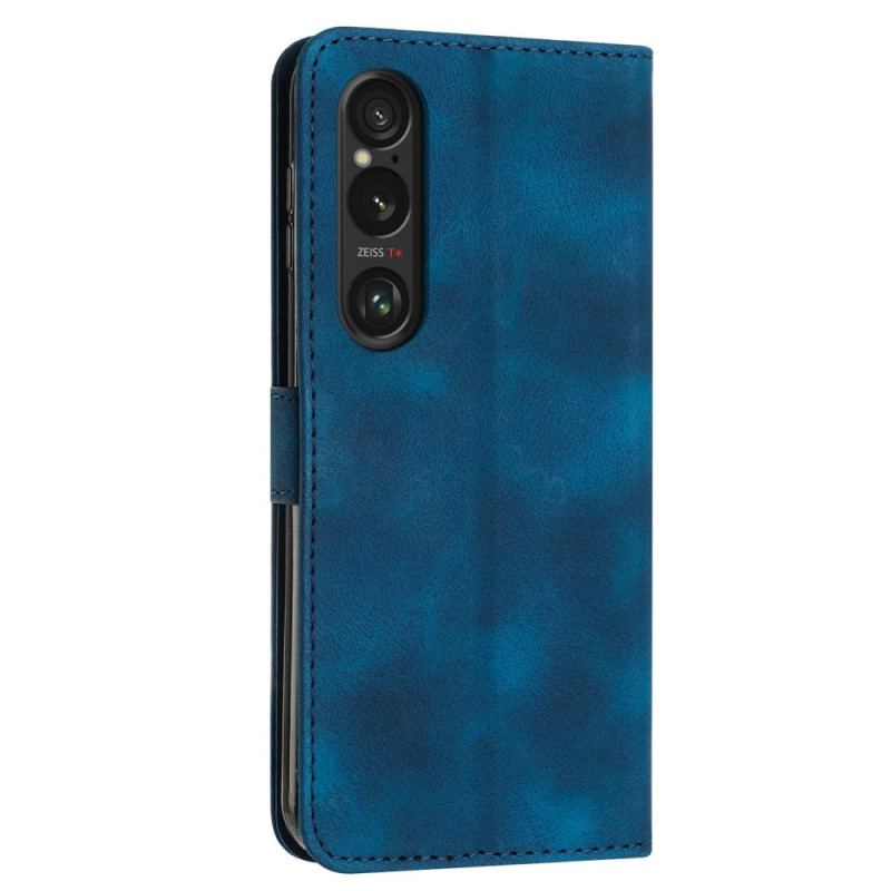 Etui Folio Sony Xperia 1 Vi Trójkątny Wzór Paska