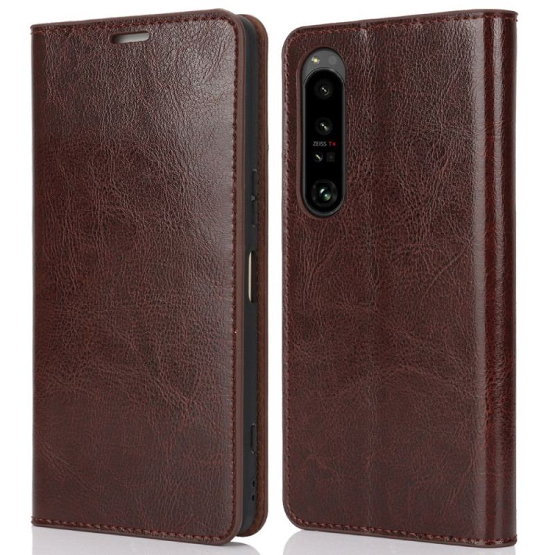 Flip Kotelot Sony Xperia 1 Vi Etui Na Telefon Skóra