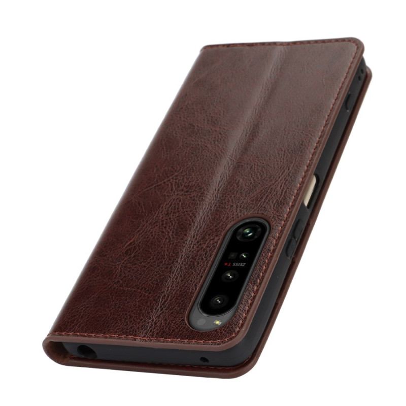 Flip Kotelot Sony Xperia 1 Vi Etui Na Telefon Skóra