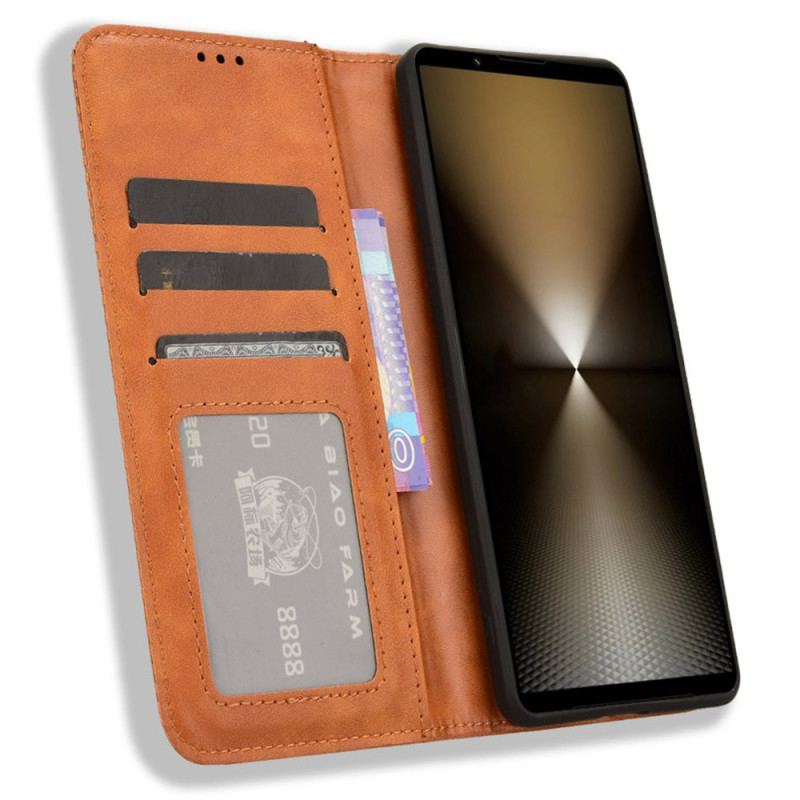 Flip Kotelot Sony Xperia 1 Vi Etui Na Telefon Wino