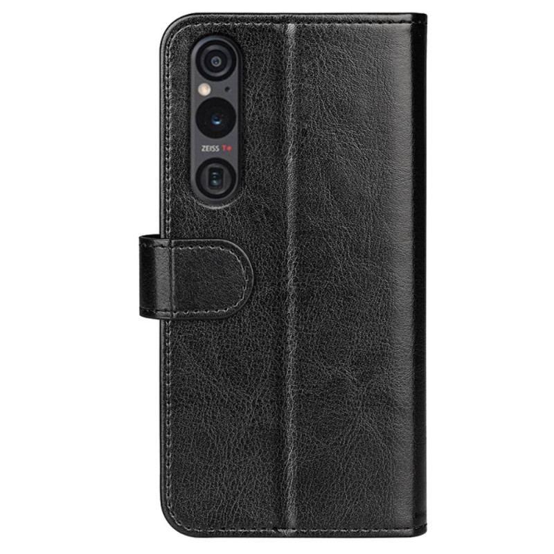 Skórzany Futerał Sony Xperia 1 Vi Etui Na Telefon Sztuczna Skóra W Stylu Vintage