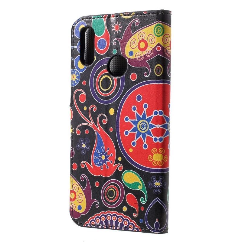 Etui do Honor 10 Lite Paisley Posiadacz Karty Wzór