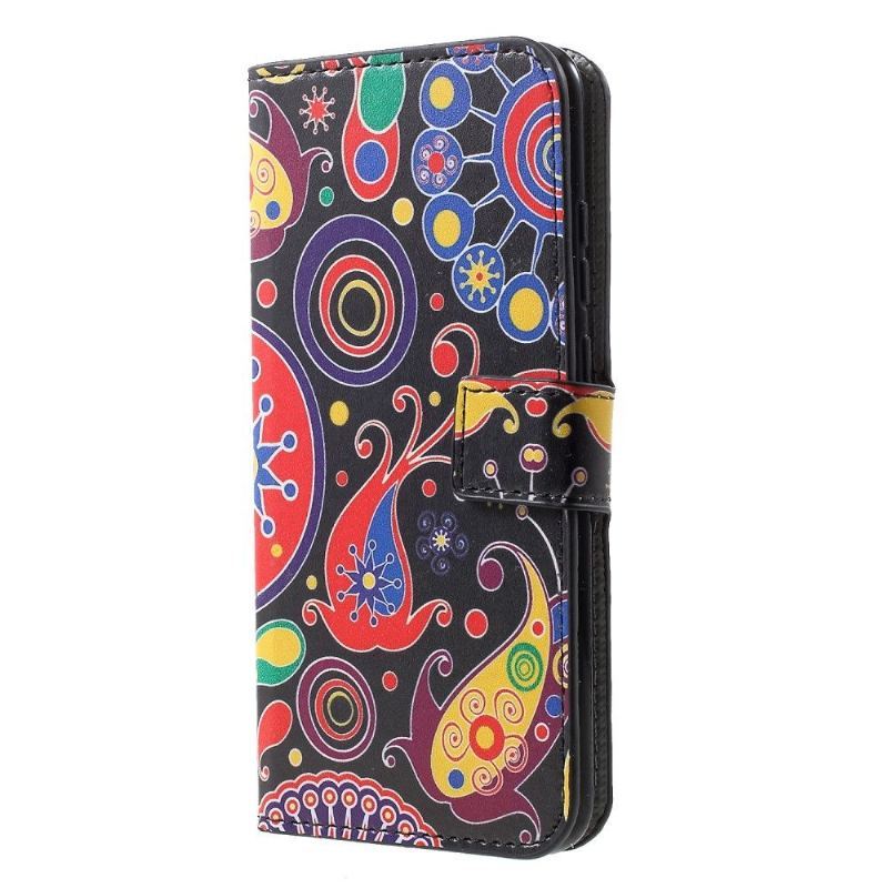 Etui do Honor 10 Lite Paisley Posiadacz Karty Wzór