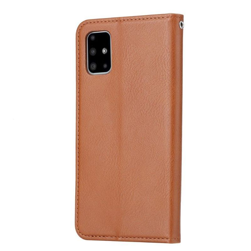 Etui Folio do Samsung Galaxy M51 Faux Skórzane Etui Na Stojak