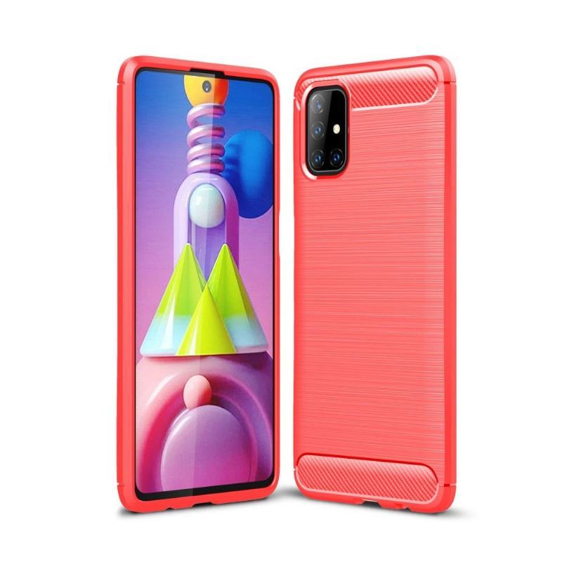 Futerały do Samsung Galaxy M51 Elastyczny Efekt Szczotkowany