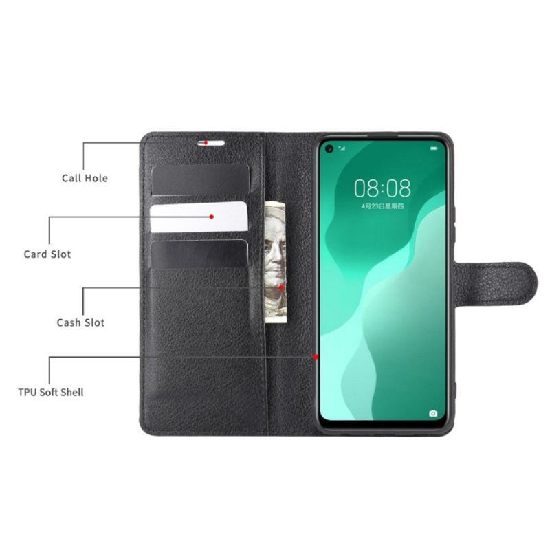 Etui Folio do Huawei P40 Lite 5G Classic Portfel Style Skórzane