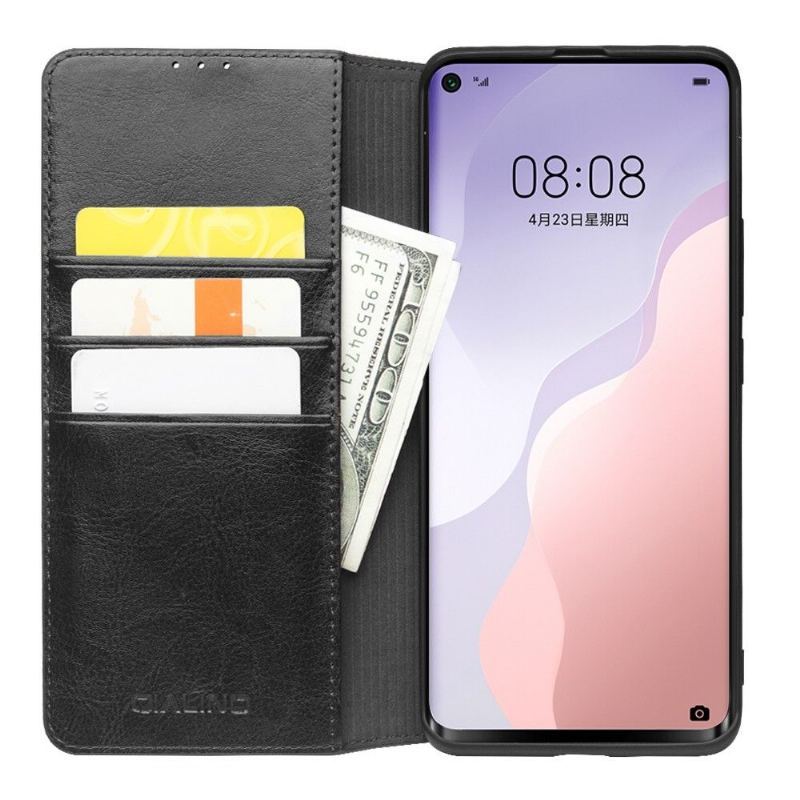 Etui Folio do Huawei P40 Lite 5G Classic Prawdziwa Skóra