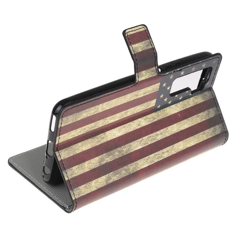 Etui Folio do Huawei P40 Lite 5G Classic Vintage American Flag