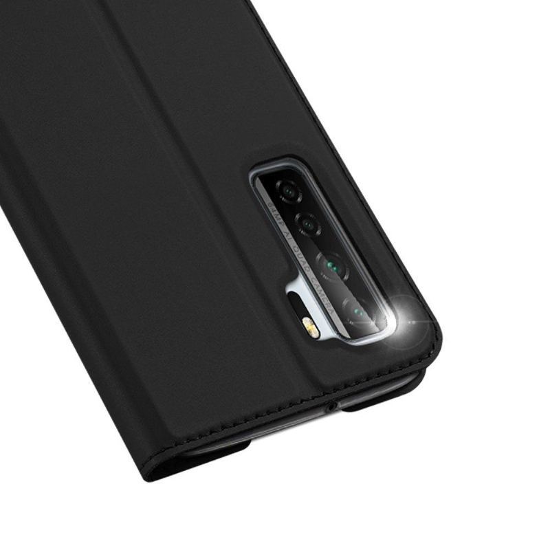 Etui Na Telefon Pokrowce do Huawei P40 Lite 5G Biznes Satynowy Efekt