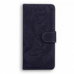 Etui Folio do Huawei P50 Nadruk Twarzy Tygrysa