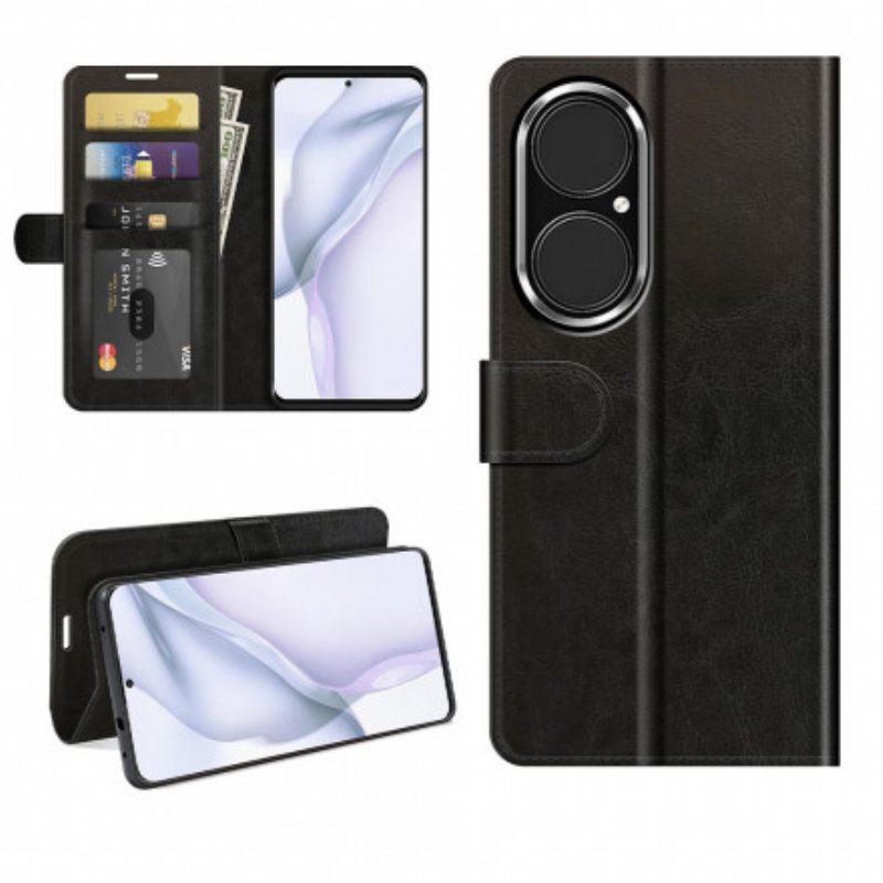 Etui Folio do Huawei P50 Stylowy Skórzany Projekt