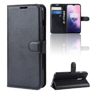 Etui do OnePlus 7 Anti-fall Portfel Portfel Skórzany W Stylu