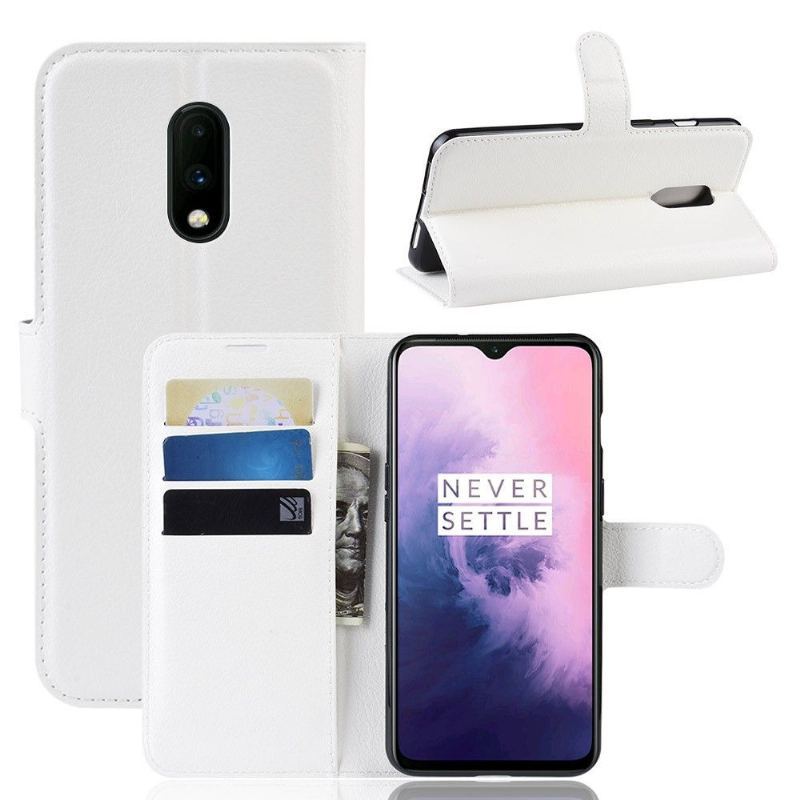 Etui do OnePlus 7 Anti-fall Portfel Portfel Skórzany W Stylu