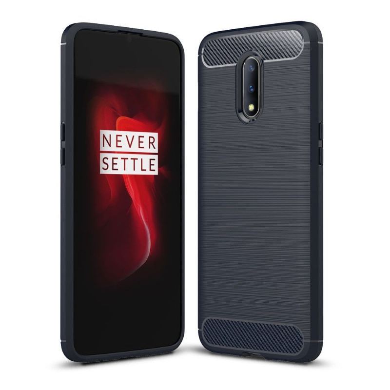 Etui do OnePlus 7 Biznes Carbon Brushed Gel