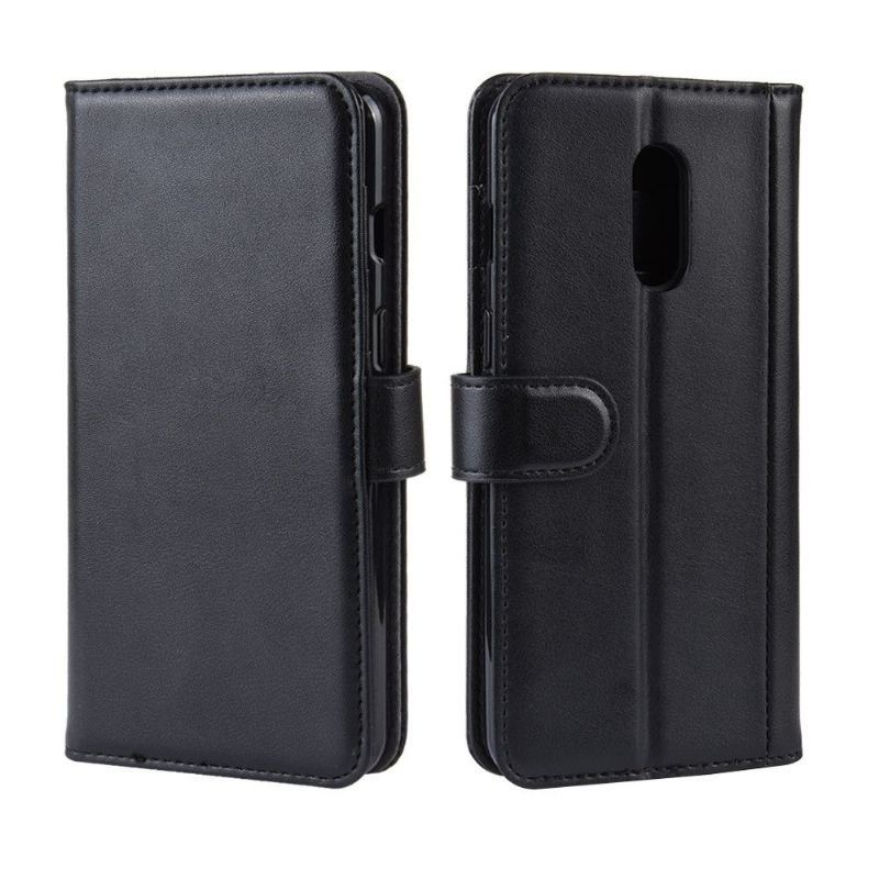 Etui do OnePlus 7 Portfel Premium Skórzany Portfel - Czarny