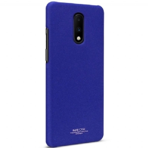 Futerały do OnePlus 7 Imak Matte Finish + Zdejmowana Podpórka — Niebieski