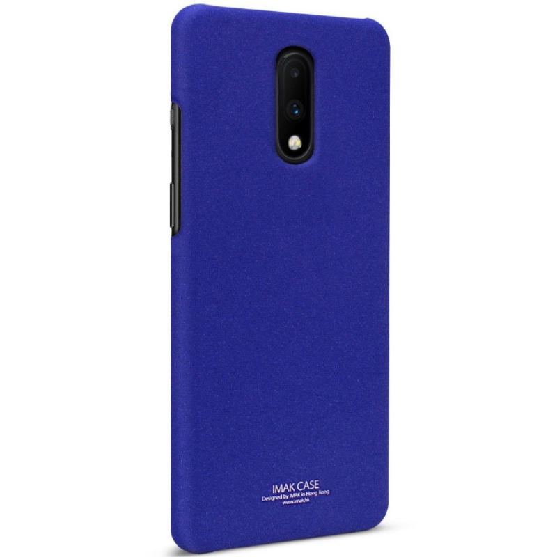 Futerały do OnePlus 7 Imak Matte Finish + Zdejmowana Podpórka — Niebieski