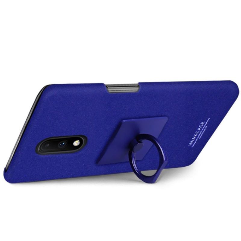 Futerały do OnePlus 7 Imak Matte Finish + Zdejmowana Podpórka — Niebieski