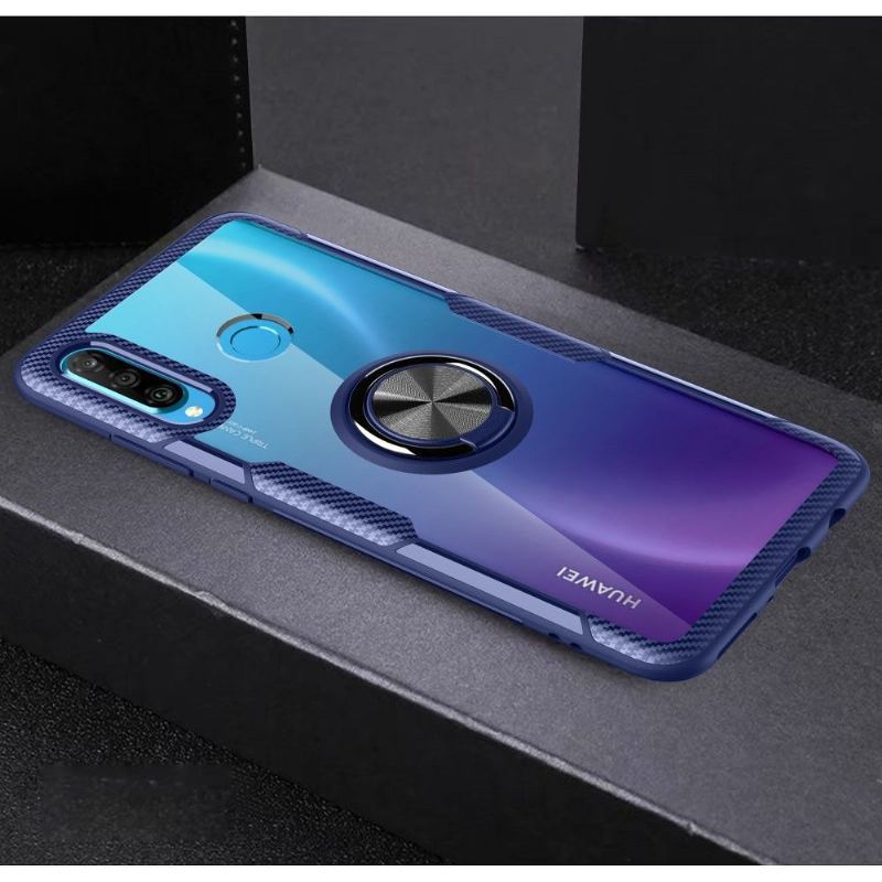 Etui do Huawei P30 Lite Anti-fall Przezroczysty Palec