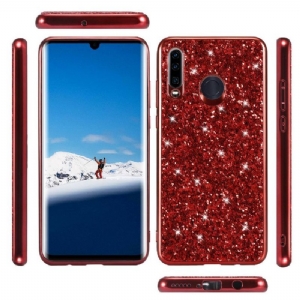 Etui do Huawei P30 Lite Anti-fall Sparkling Rhinestone Glamour