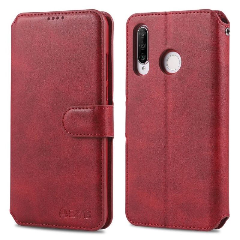 Etui do Huawei P30 Lite Etui Folio Folio Etui Na Karty Z Imitacji Skóry