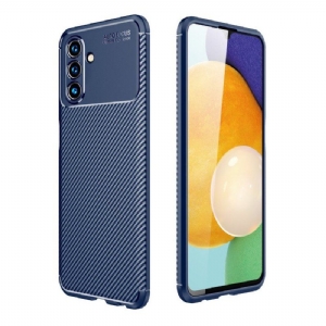 Etui do Samsung Galaxy A13 5G / A04s Elastyczna Tekstura Włókna Węglowego