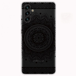 Etui do Samsung Galaxy A13 5G / A04s Mandala Z Pojedynczym Kwiatem