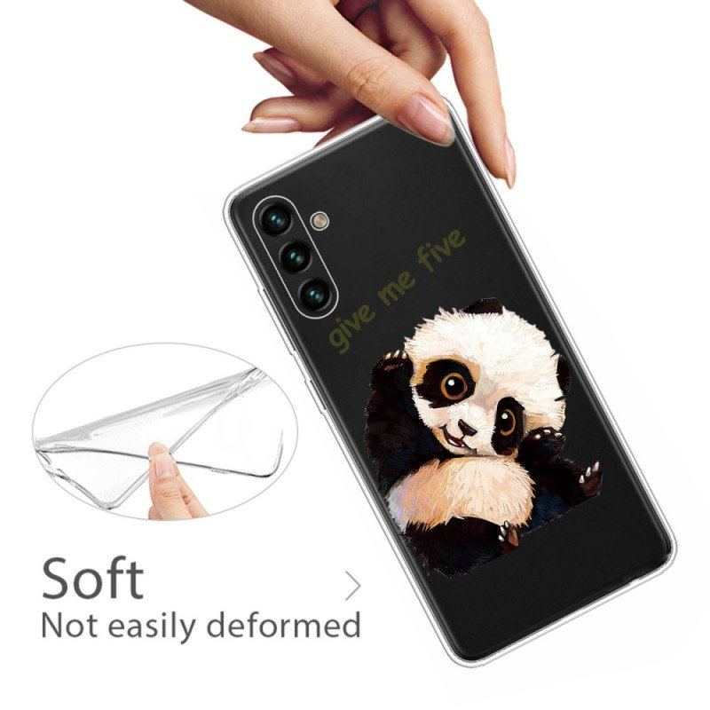 Etui do Samsung Galaxy A13 5G / A04s Panda Daj Mi Piątkę