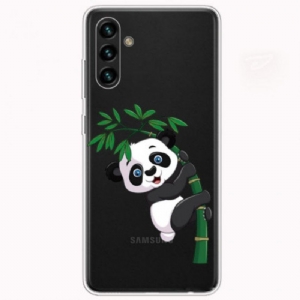 Etui do Samsung Galaxy A13 5G / A04s Panda Na Bambusie