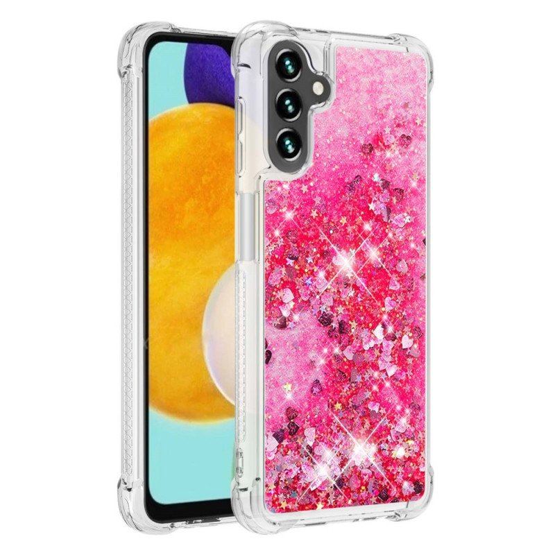 Etui do Samsung Galaxy A13 5G / A04s Pragnienia Cekiny