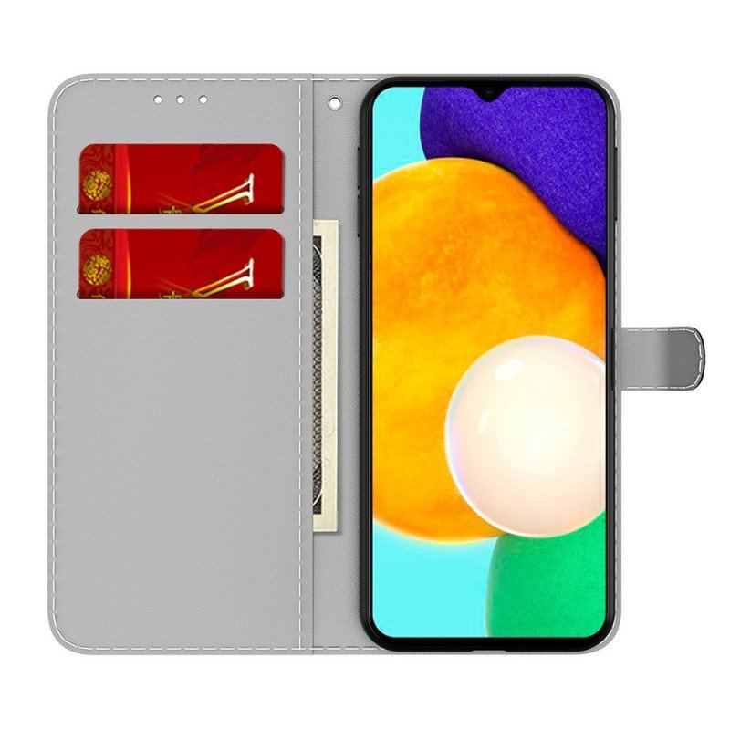 Etui Folio do Samsung Galaxy A13 5G / A04s Abstrakcyjny Wzór