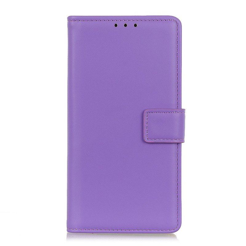 Etui Folio do Samsung Galaxy A13 5G / A04s Błyszcząca Sztuczna Skóra