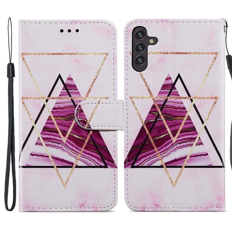 Etui Folio do Samsung Galaxy A13 5G / A04s Intensywny Marmur