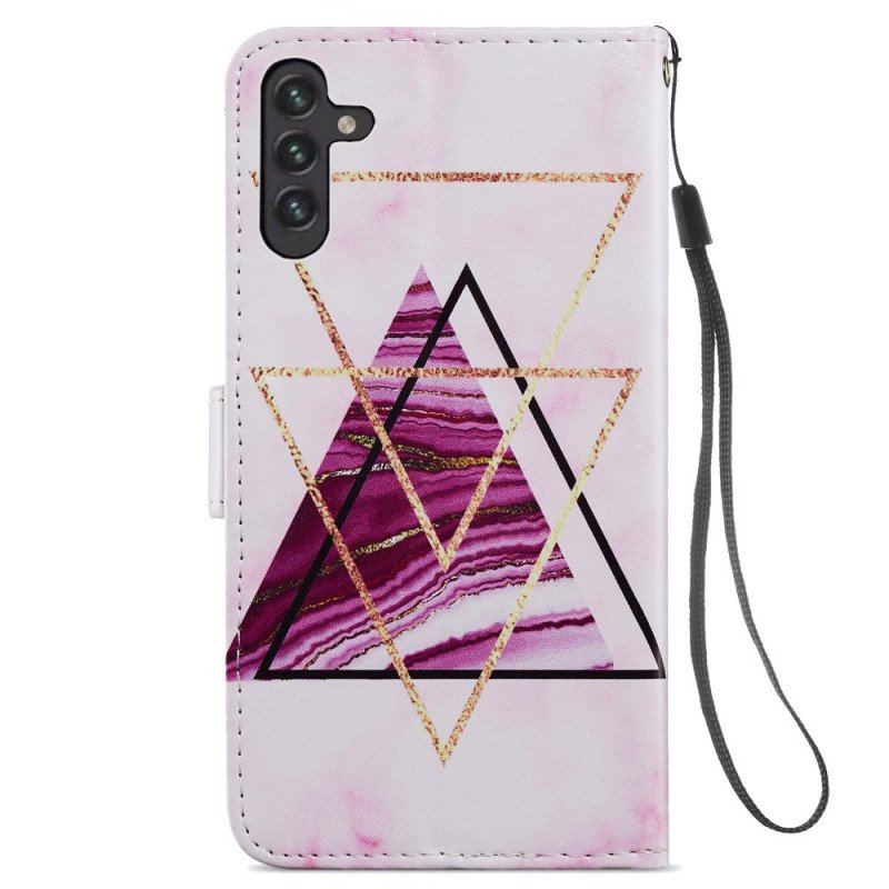 Etui Folio do Samsung Galaxy A13 5G / A04s Intensywny Marmur