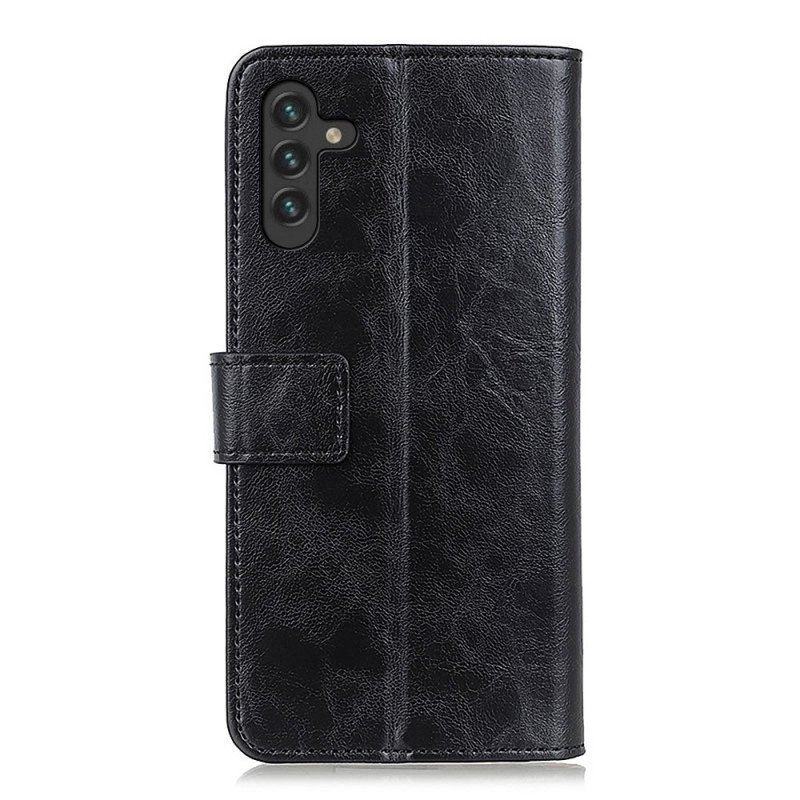 Etui Folio do Samsung Galaxy A13 5G / A04s Khazneh Elegancki Skórzany Styl