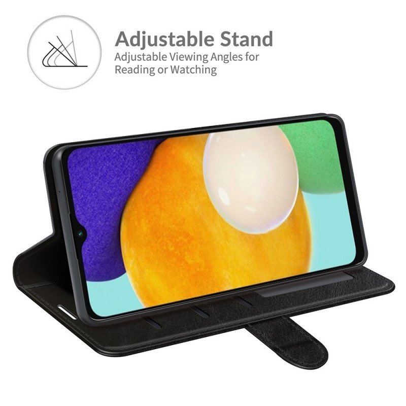 Etui Folio do Samsung Galaxy A13 5G / A04s Klasyczny Efekt Skóry