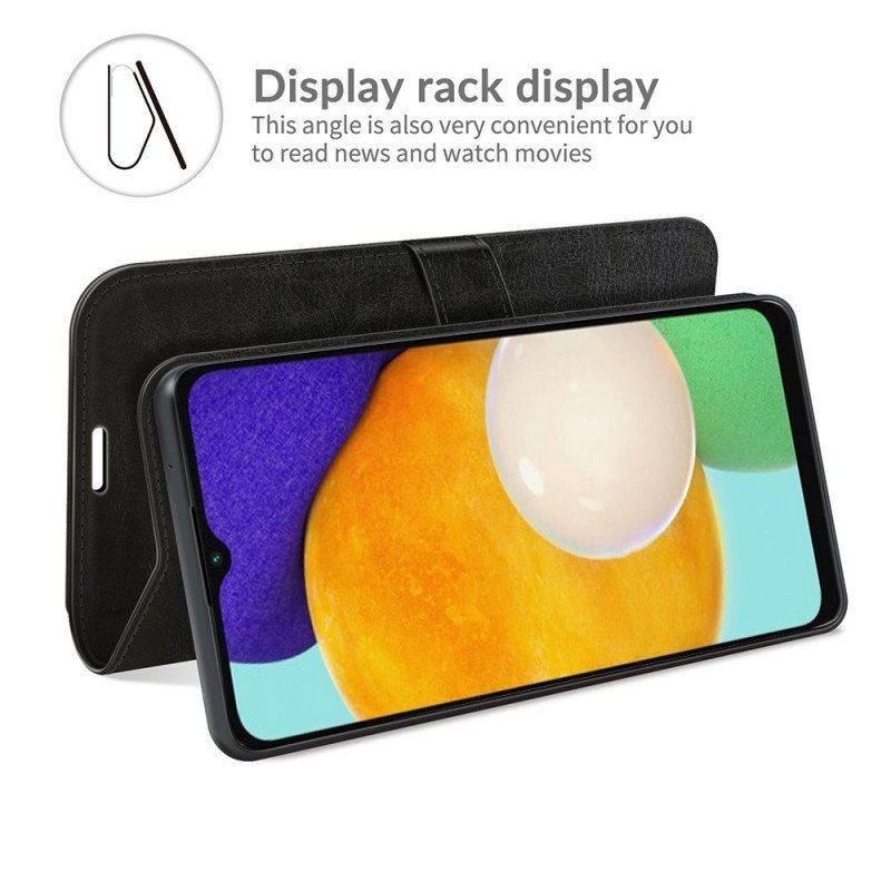 Etui Folio do Samsung Galaxy A13 5G / A04s Klasyczny Efekt Skóry