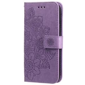 Etui Folio do Samsung Galaxy A13 5G / A04s Kwiatowa Mandala